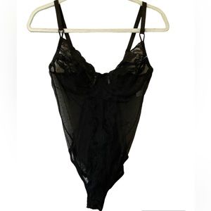 Vanity Fair Vintage Sheer Lingerie Body Suit